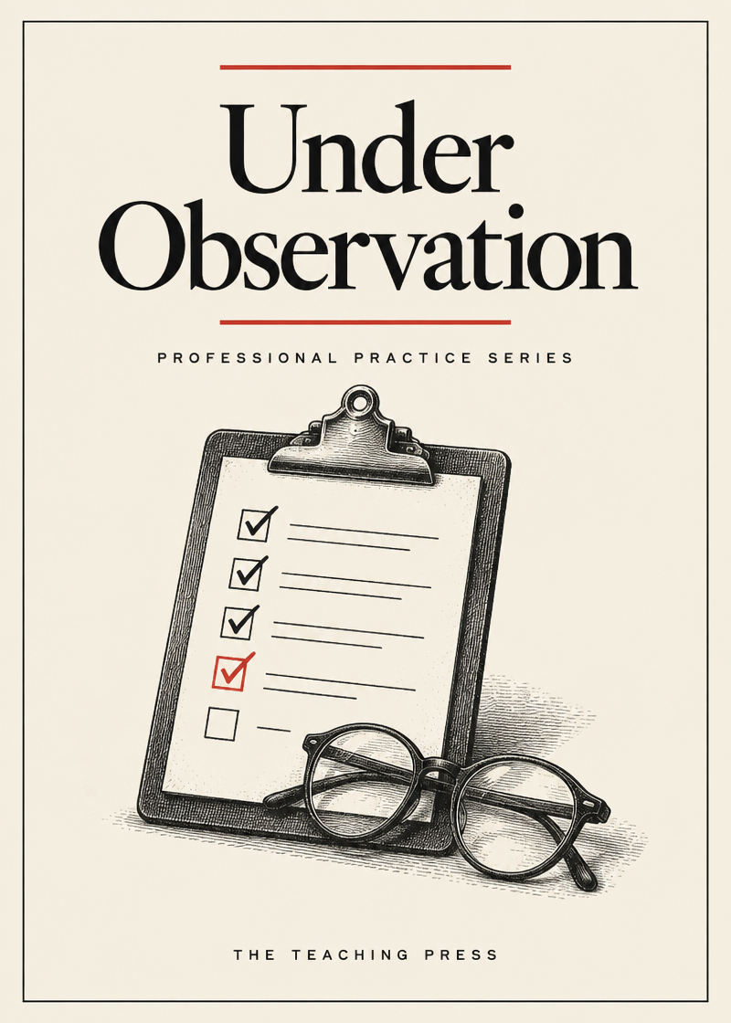 Cover of Preparing for a Lesson Observation